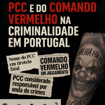 A Influência do PCC e do Comando Vermelho na Criminalidade em Portugal